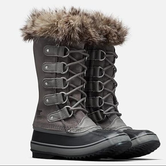 NWT Sorel Womens Joan of Arctic 100% Suede Waterproof Winter Snow Boots Size 5 - Picture 1 of 3